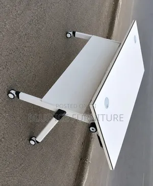 Foldable Table;Modern Folding Office Table With Wheels