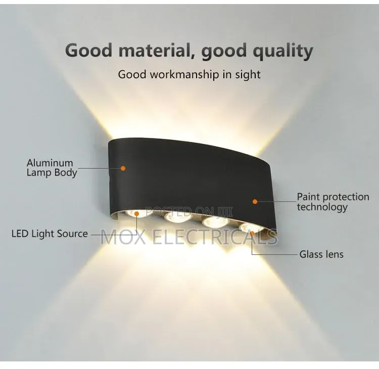 8w LED Up/Down Wall Lights