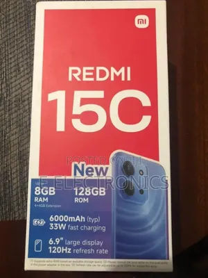 Xiaomi Redmi 15C 4G 256 GB Black