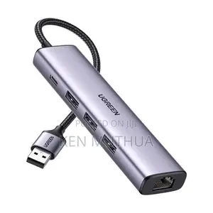 Ugreen Cm475 USB 3.0-to 3*USB Hub + Gigabit Converter