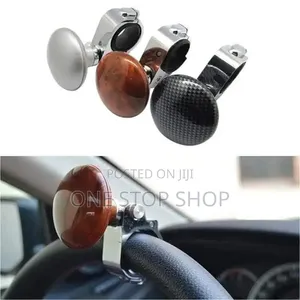 Universal Steering Wheel Spinner Knob in Silver,carbon, Black