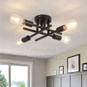 4 Way Metal Ceiling Light