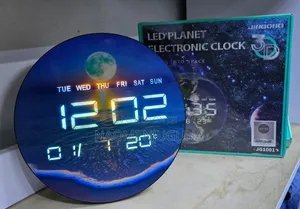 3d LED Digital Wall Clock