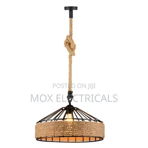 Hemp Rope Pendant Light 30cm