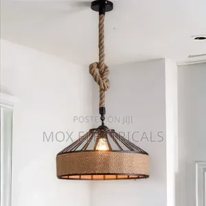 Hemp Rope Pendant Light 30cm