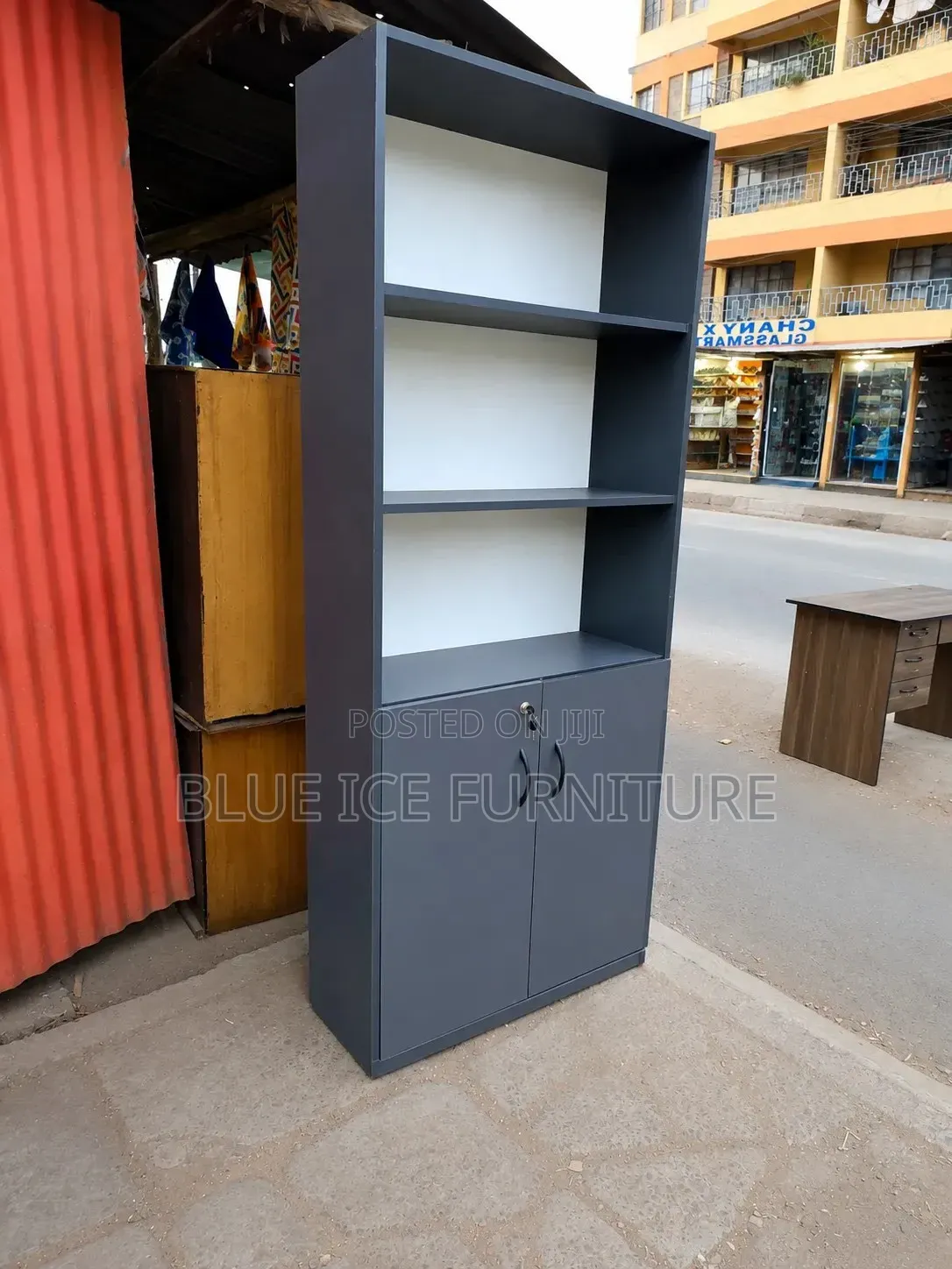 Office Bookshelf ; Modern Office Bookshelf Cabinet Lockable Storage