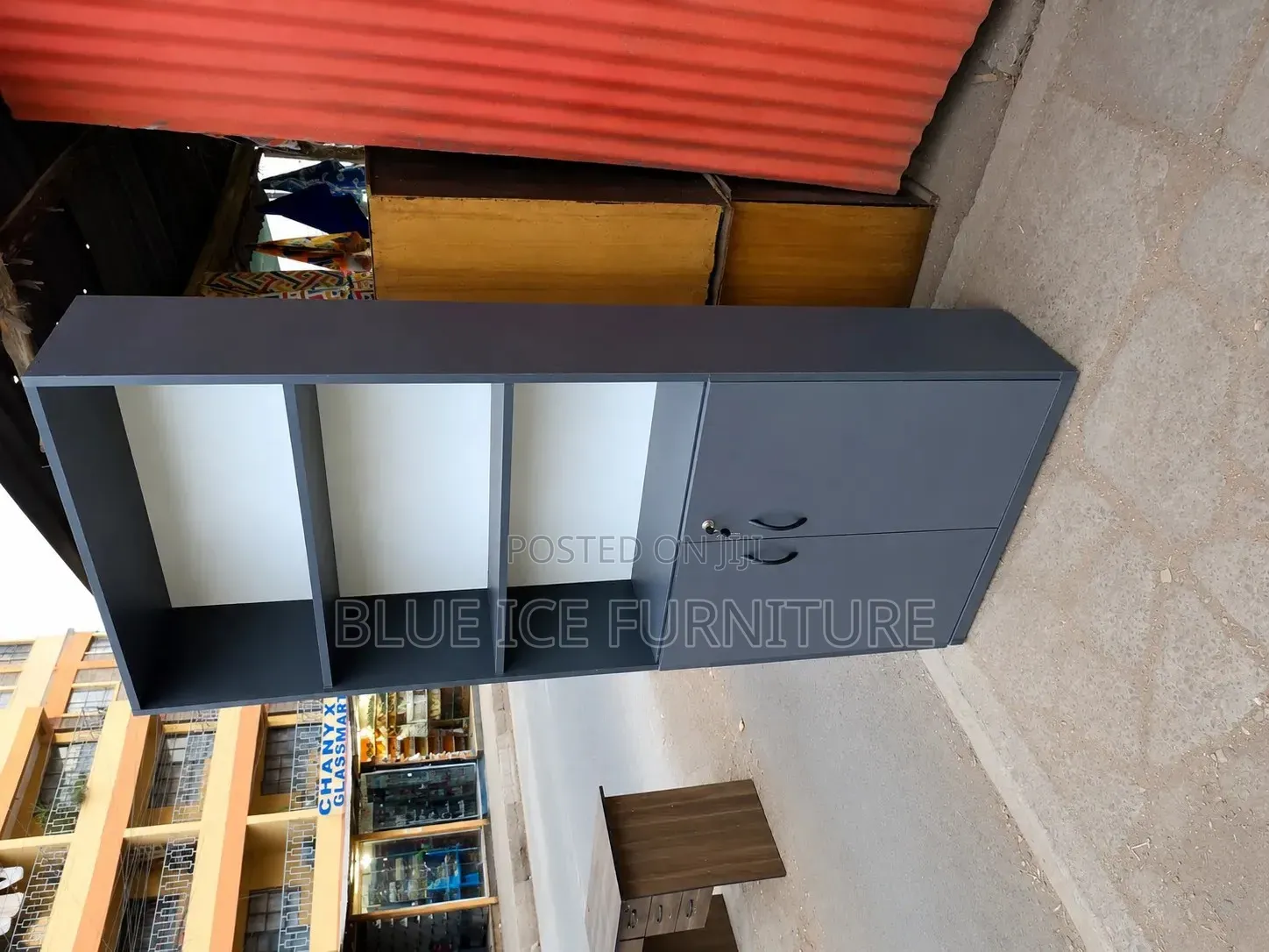 Office Bookshelf ; Modern Office Bookshelf Cabinet Lockable Storage