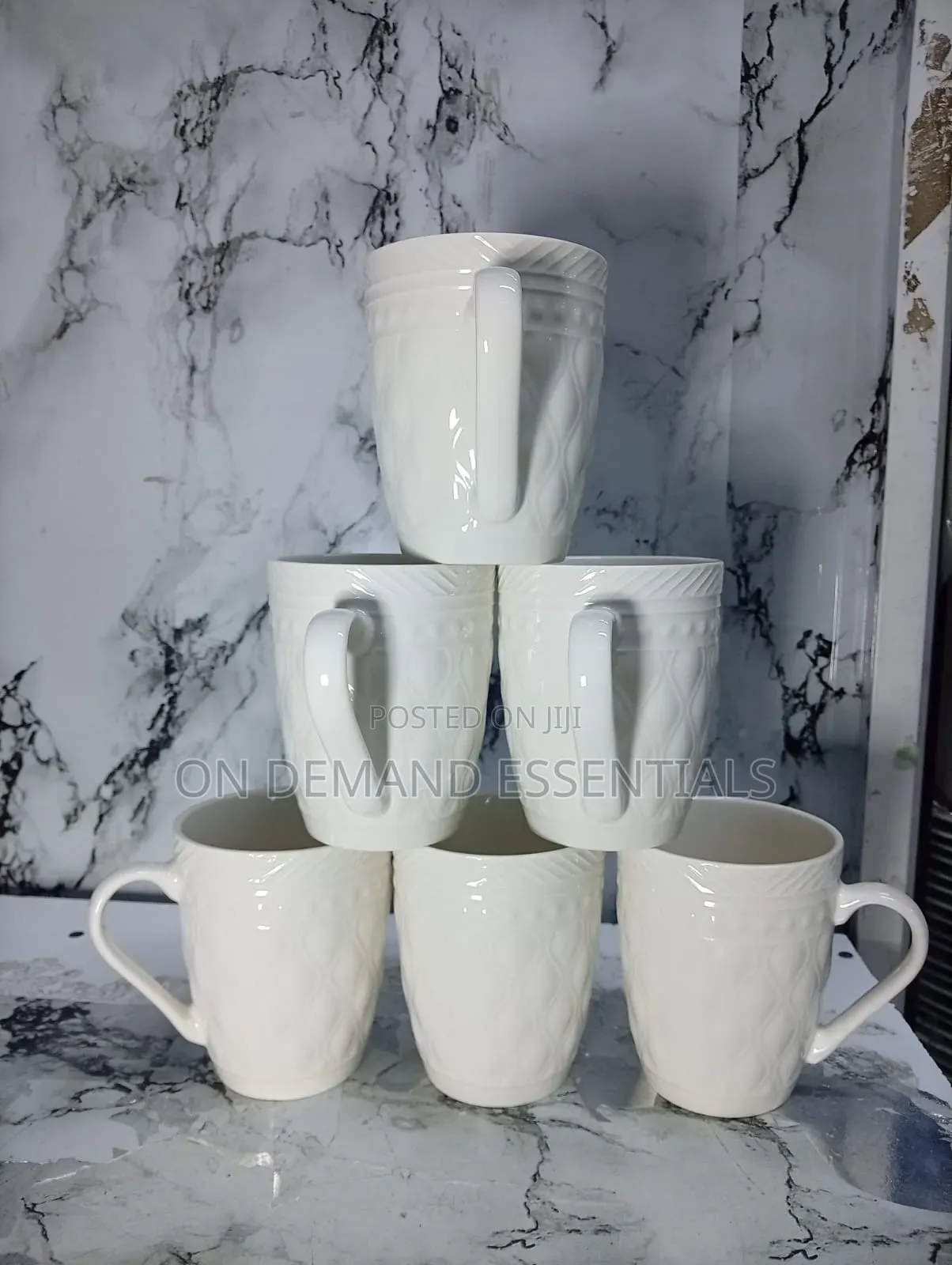 White Ceramic Mugs