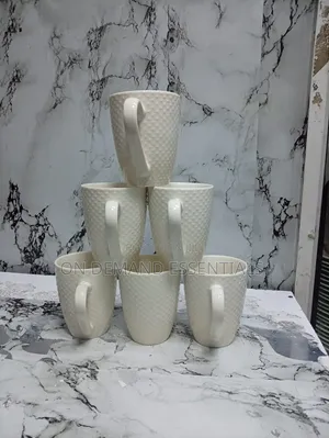 Creamish Ceramic Mugs
 *Capacity:* 350ml