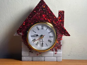 Clock Mould Resin Art
