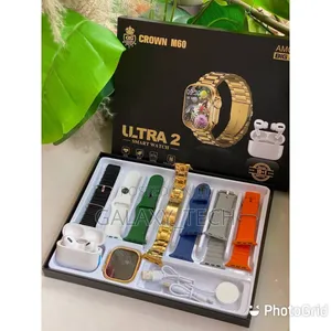 CROWN M60 Ultra 2 Smart Watch+ Earbuds 10-in-1 Set