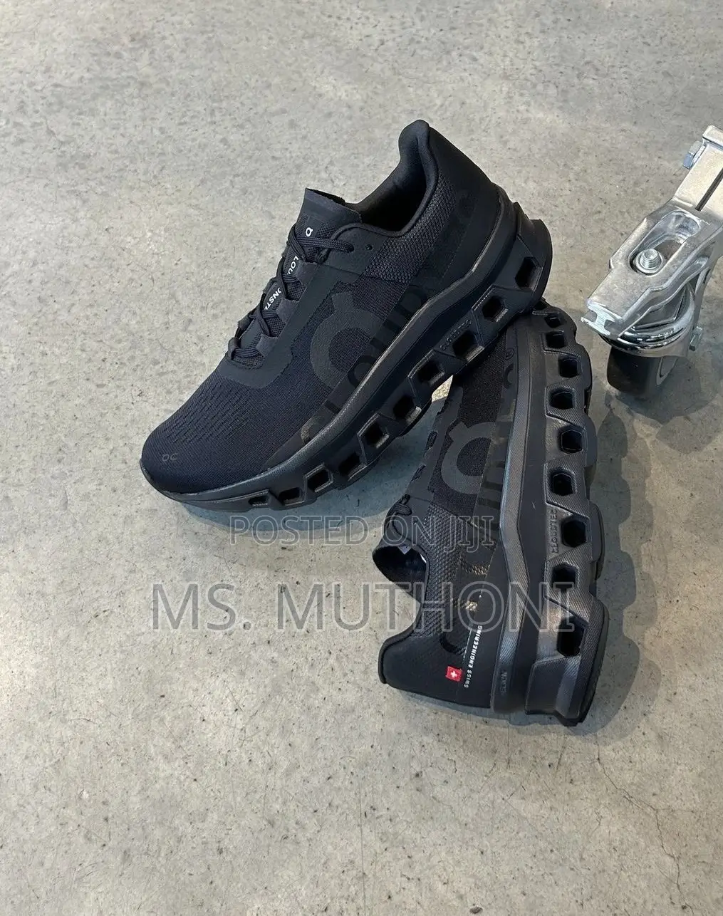 On Cloudmonster All Black Size 39-45