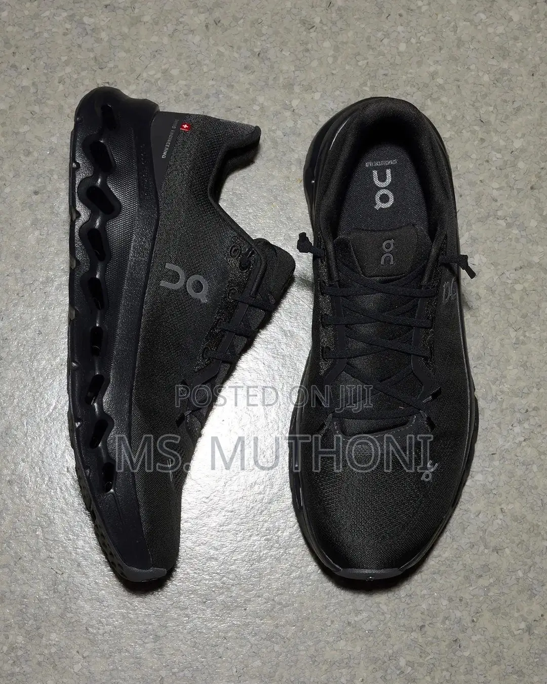 On Cloudmonster All Black Size 39-45