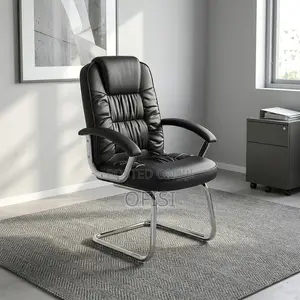 Office Chair; Director's Leather Visitor's Chair