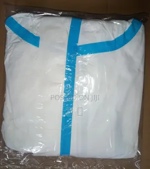 White Coveralls With Joint Shoe Cover