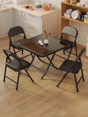 Black Metal Folding Chairs Lkahg