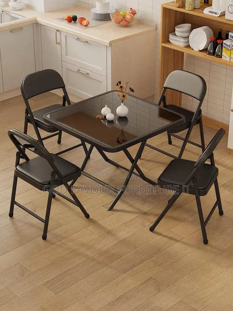 Black Metal Folding Chairs Lkahg