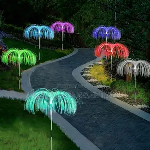 2pcs Set Jellyfish Decorative Solar Lights