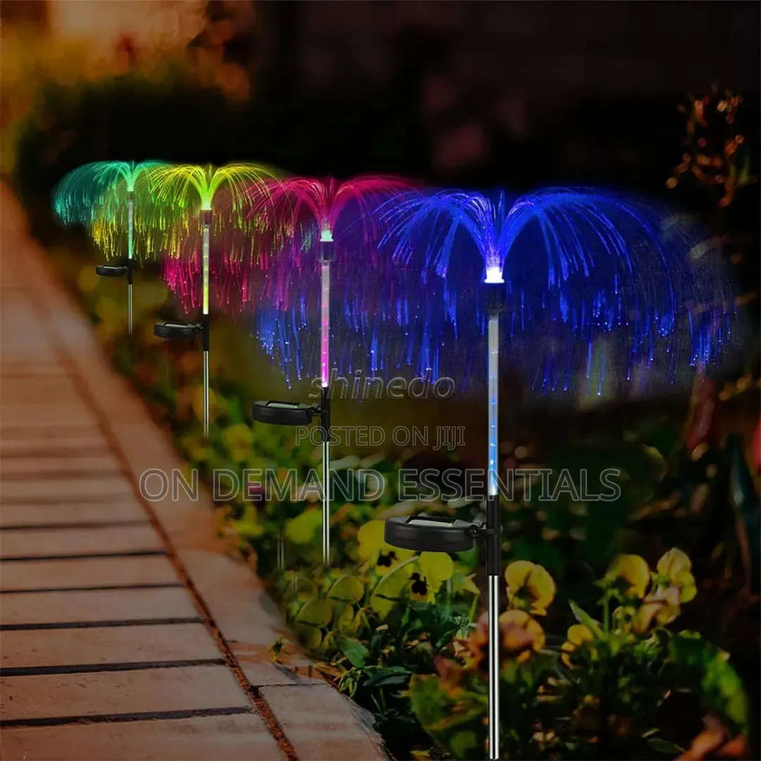 2pcs Set Jellyfish Decorative Solar Lights