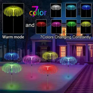 2pcs Set Jellyfish Decorative Solar Lights