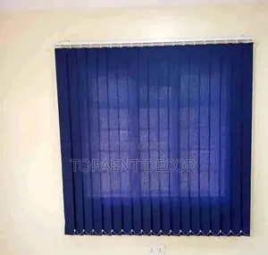 Bright and Deep Blue Window Blinds