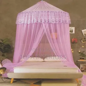 6x6 Free Size Foldable Lightweight Ultra Fine Round Mosquito Bednet