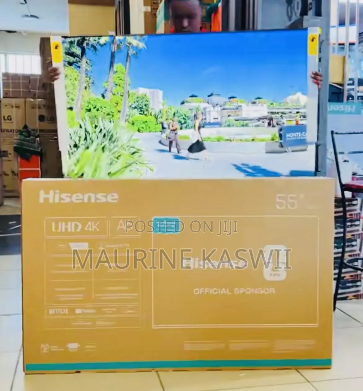Hisense Smart 55”uhd55a6