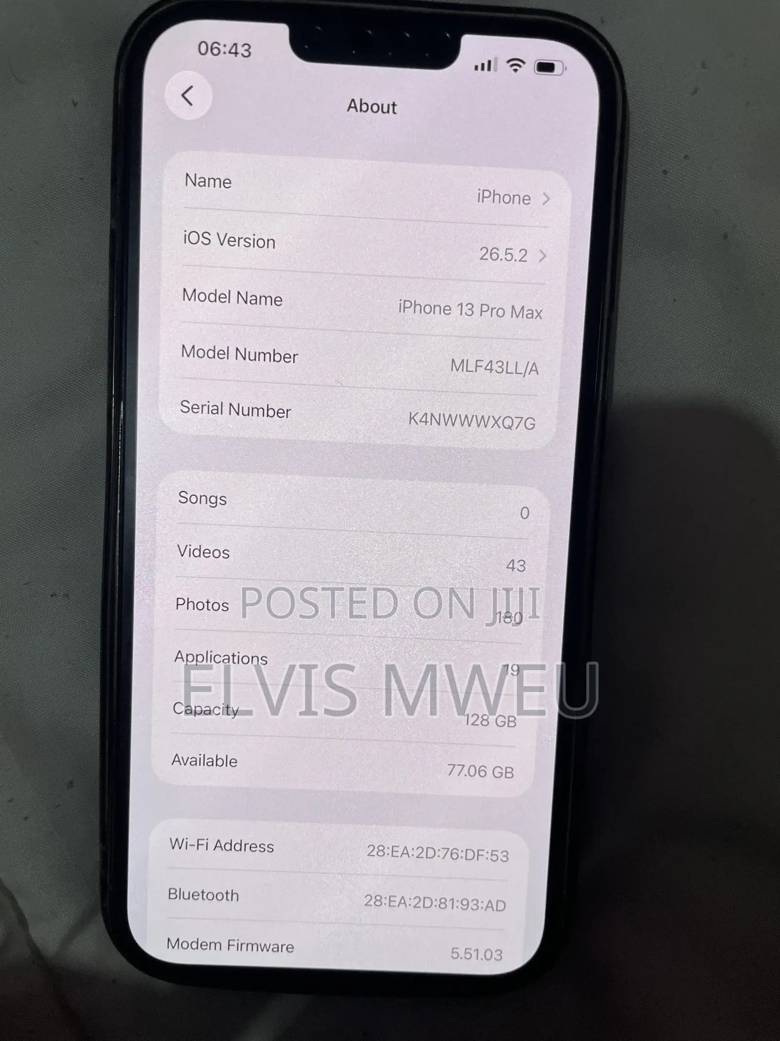 Apple iPhone 13 Pro Max 128 GB Silver