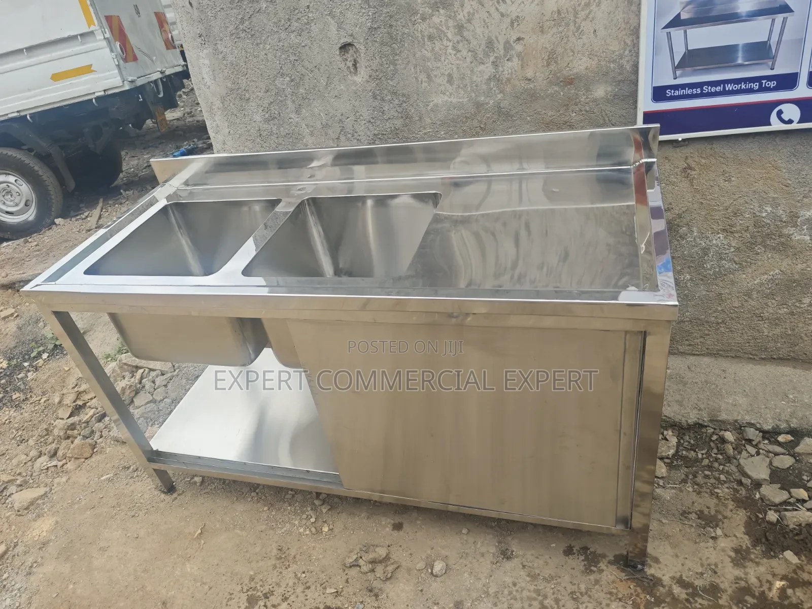 Double Sink With Doors