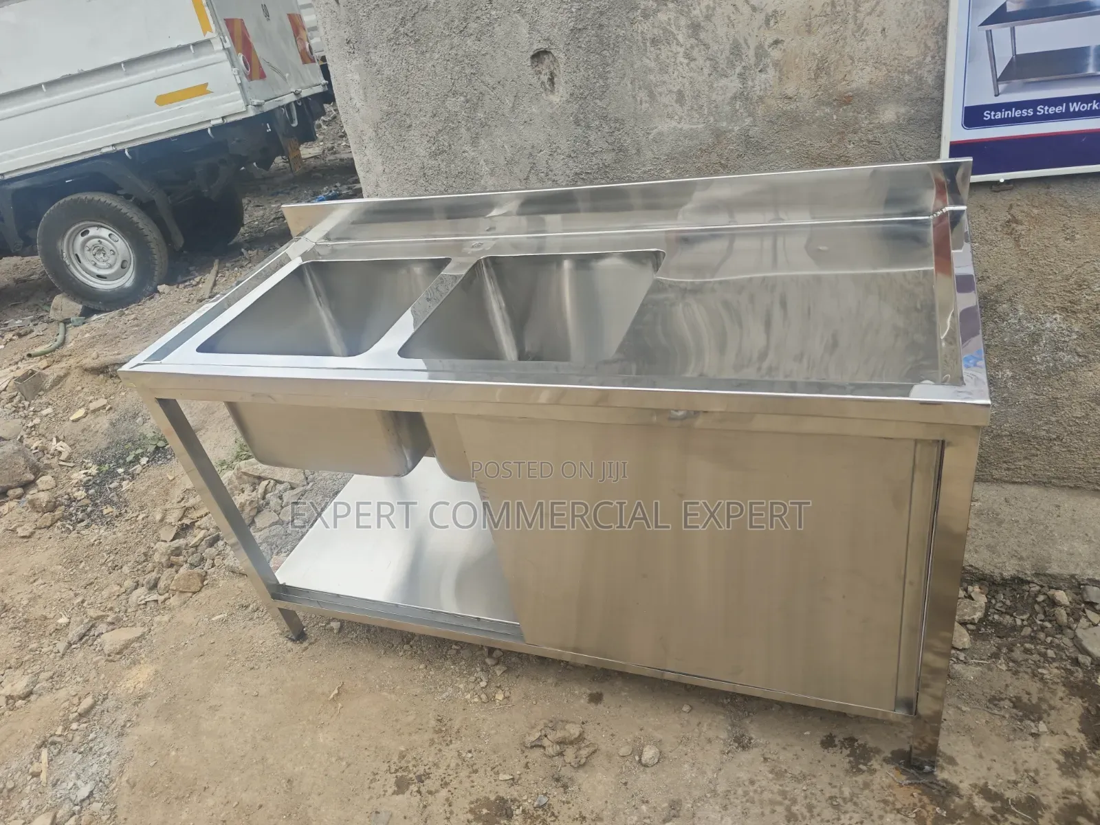 Double Sink With Doors