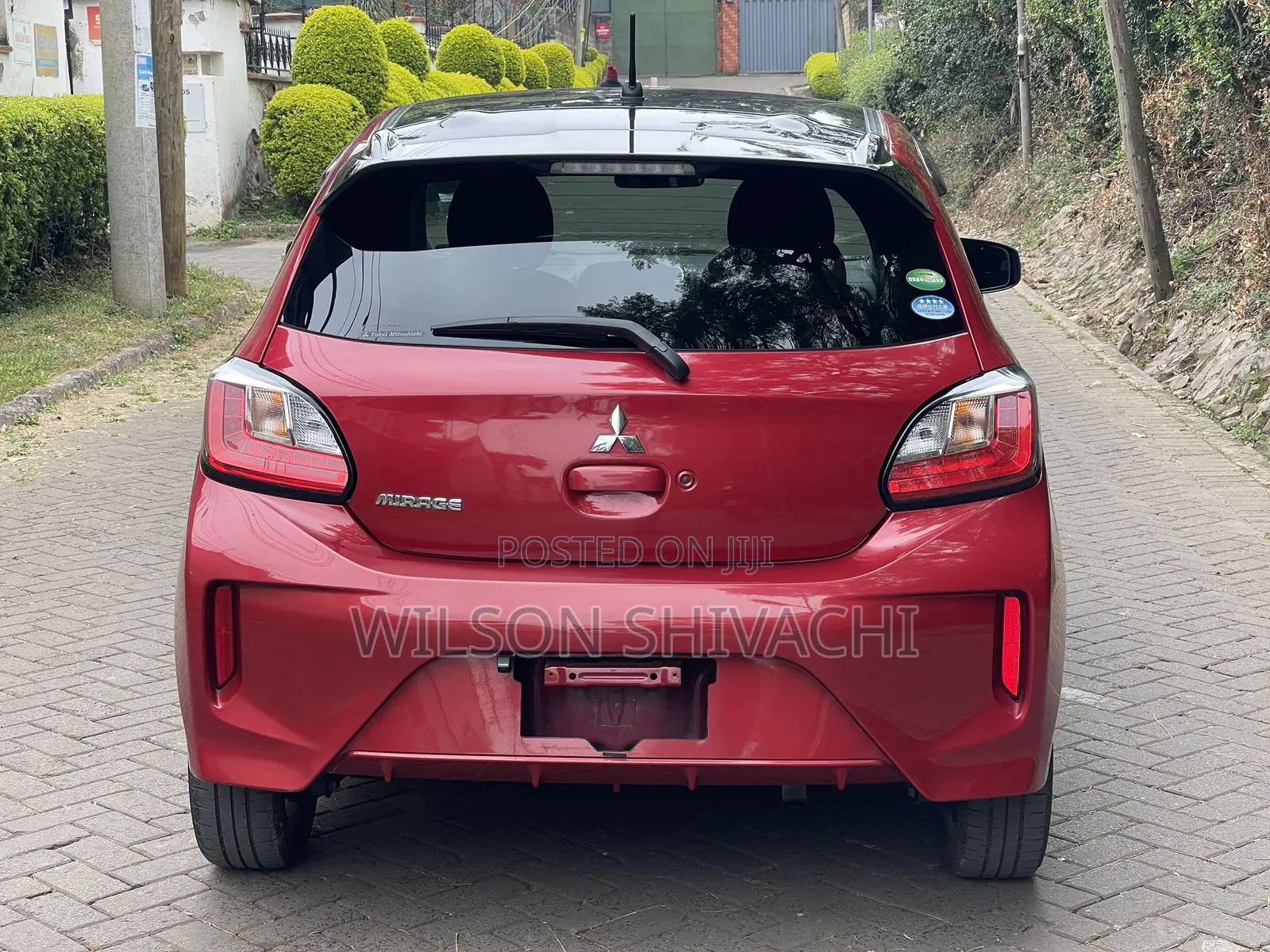 Mitsubishi Mirage 2021 Red