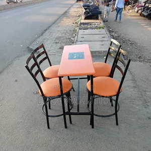 Flat Orange With Orange Marble Top