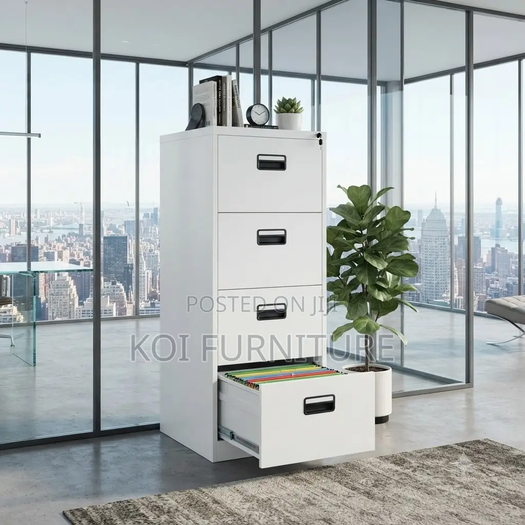 Office Cabinet; Four Drawers Lockable Key Cabinet