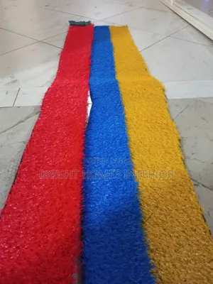 Blue, Yellow and Red Grass Carpet 25mm Thickness