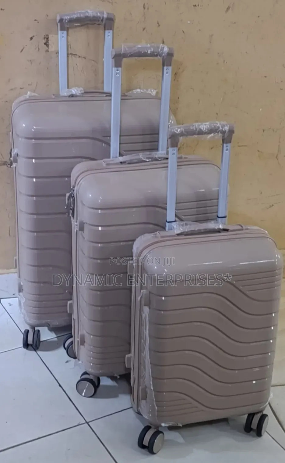 3in 1 Unbreakable Pp Suitcase Sz 4