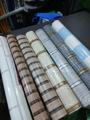 Gold Lines Wallpaper Cream Wallpaper