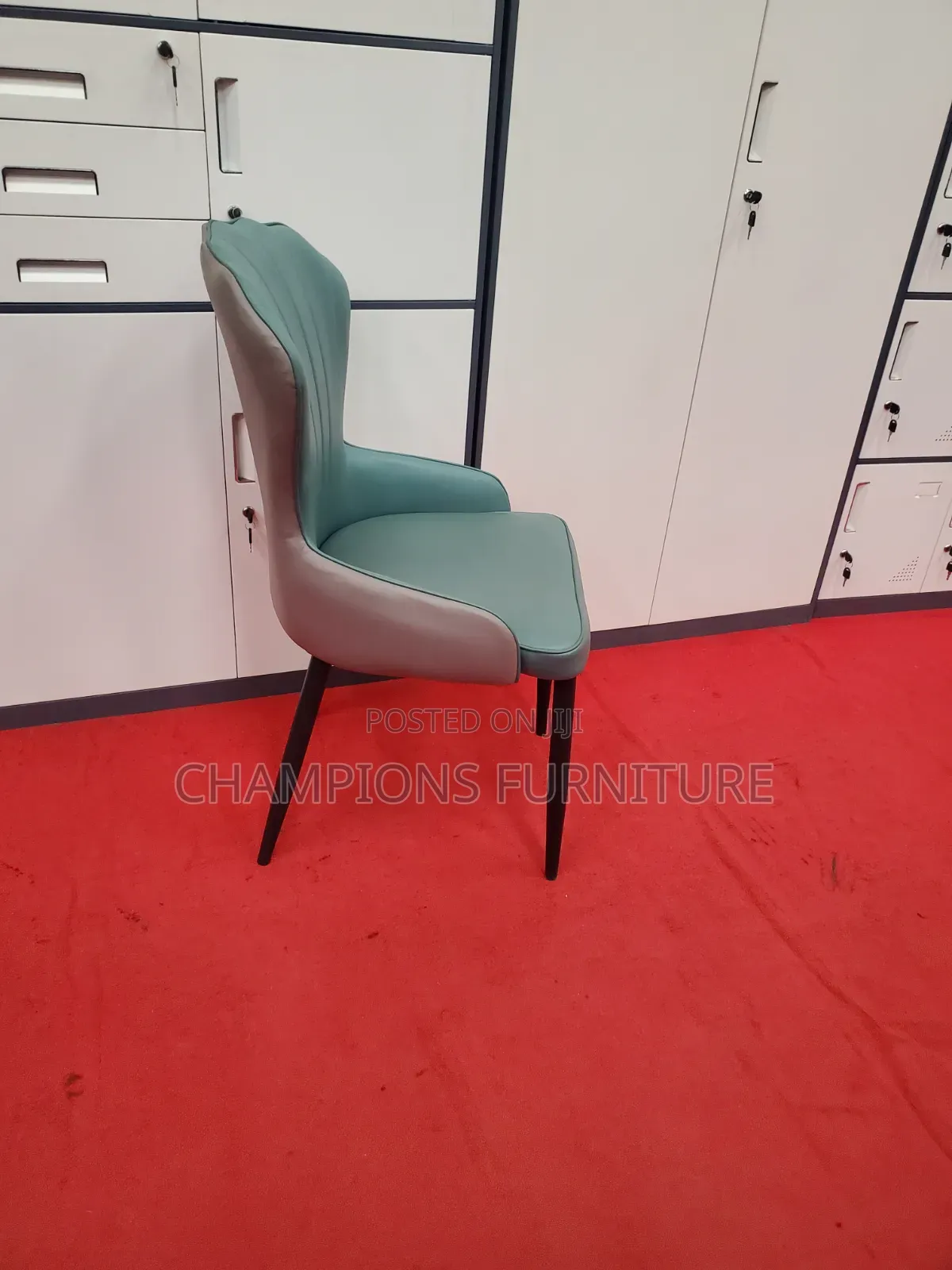 Modern Teal Dining/Accent Chair