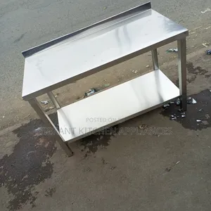 Compact Stainless Steel Kitchen Prep Table