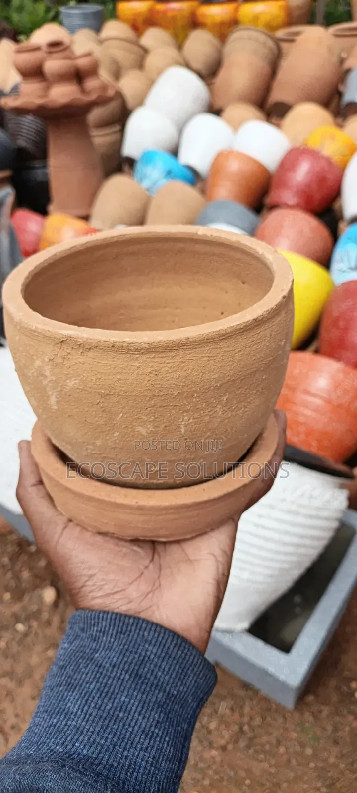 Clay Pots Plantsers