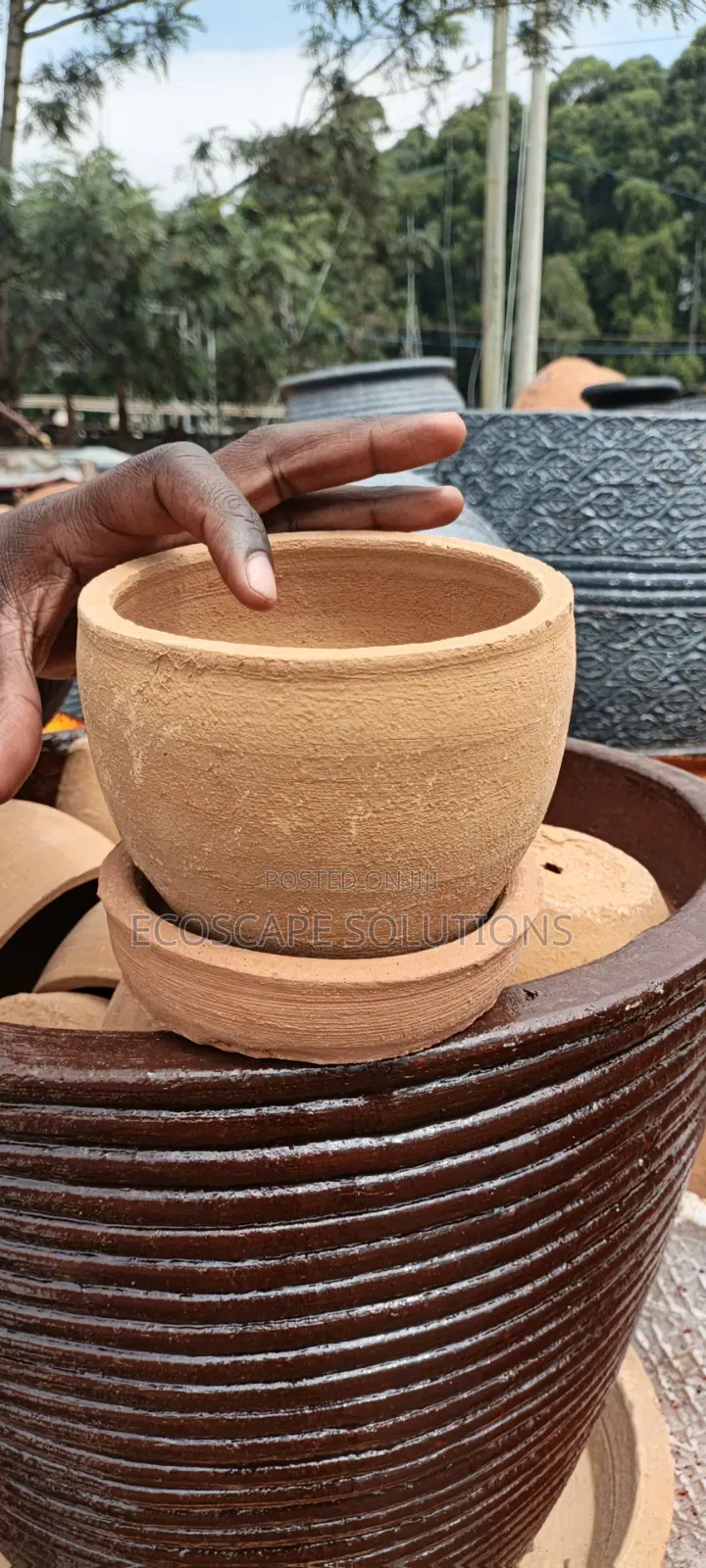 Clay Pots Plantsers