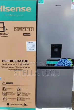 Hisense Double Door Fridge BOTTOM FREEZER 292 Litres No Frost
