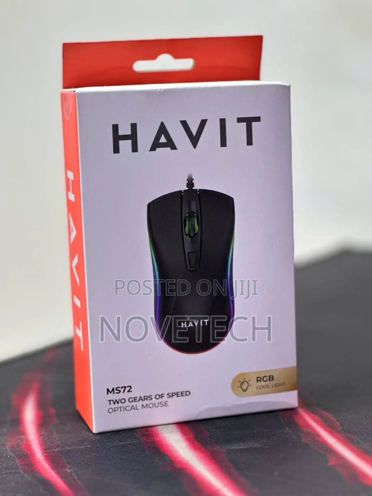 Havit MS72 Wired USB RGB 1200 DPI Gaming Mouse