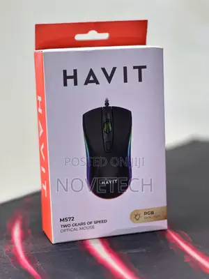 Havit MS72 Wired USB RGB 1200 DPI Gaming Mouse