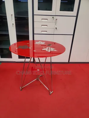 High Top Glass Bar Table