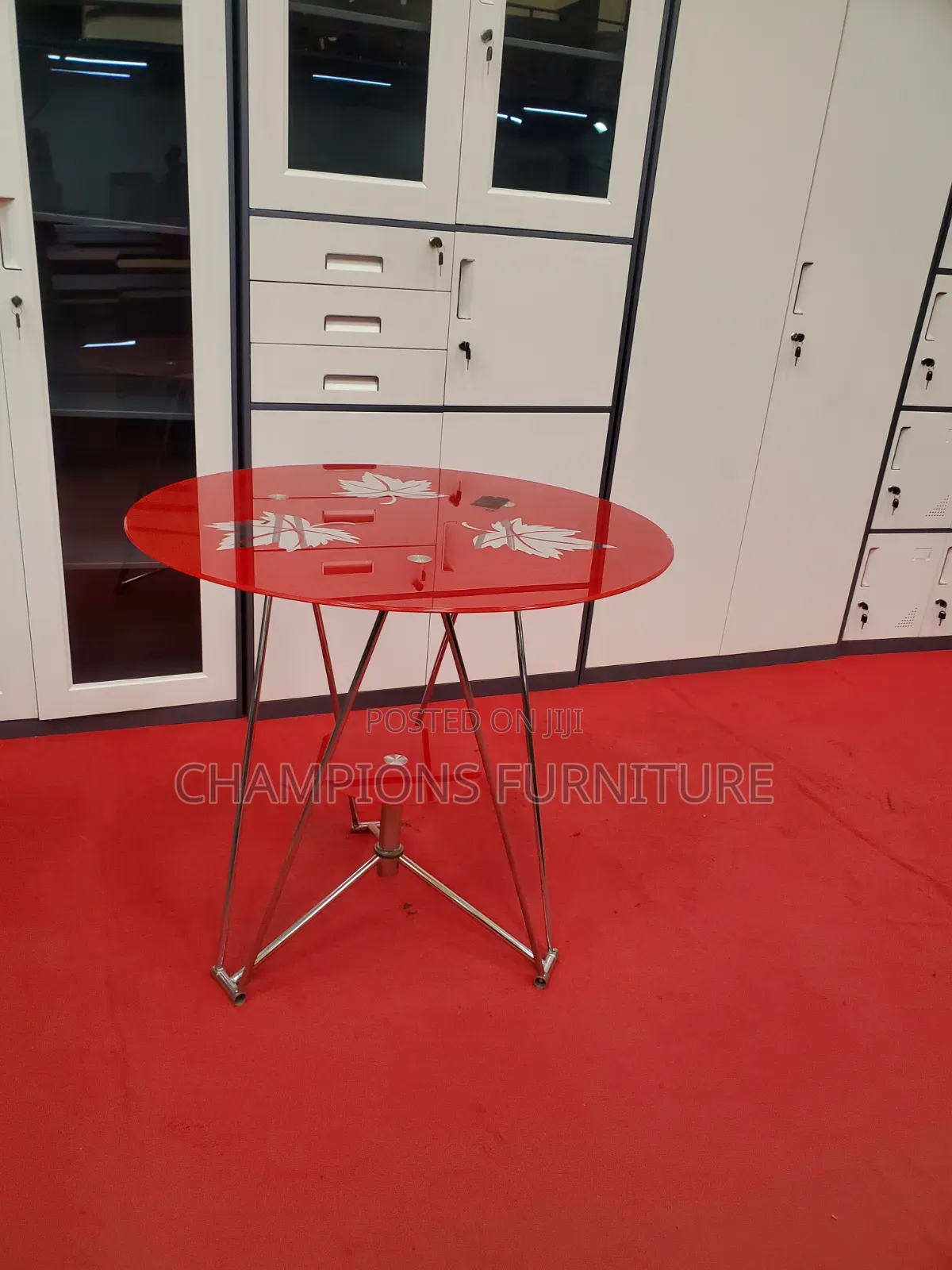 High Top Glass Bar Table