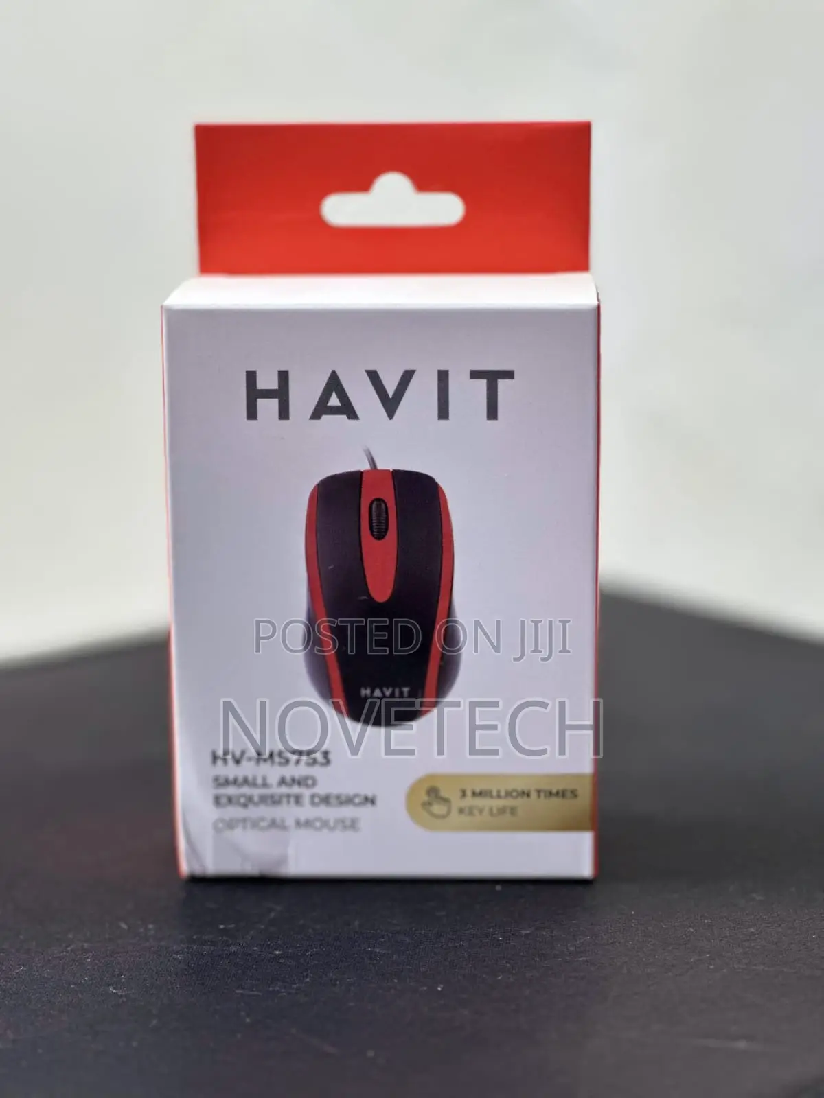 Havit HV-MS753 USB2.0 Wired Optical Mouse - [Black]