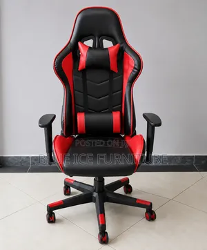 Gaming Chair; Ergonomic Gaming Chair With Lumbar Headrest Pillow