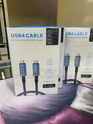 USB4 Type-C to Type-C Cable – 40Gbps, 240W PD, Display