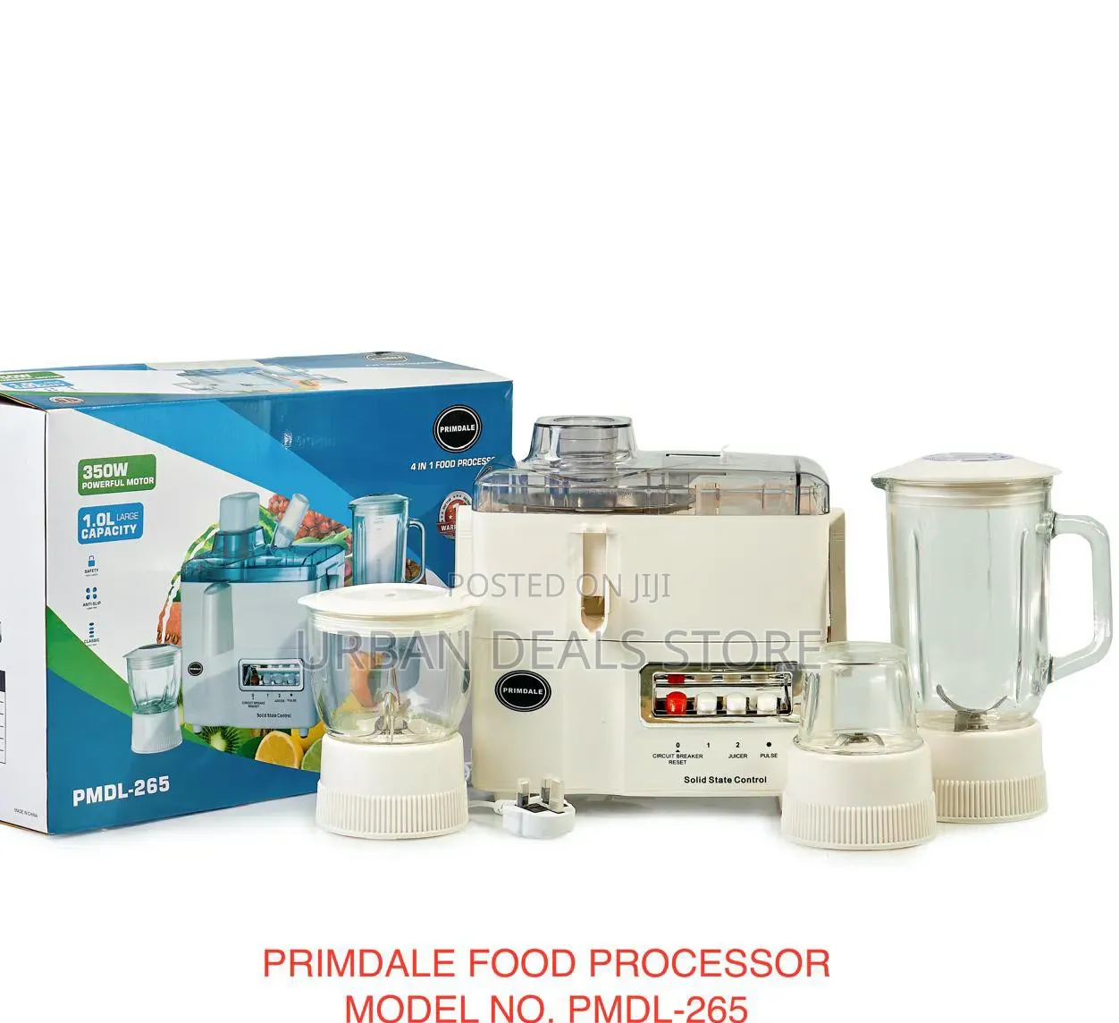 Primdale 4-in-1 Food Processor