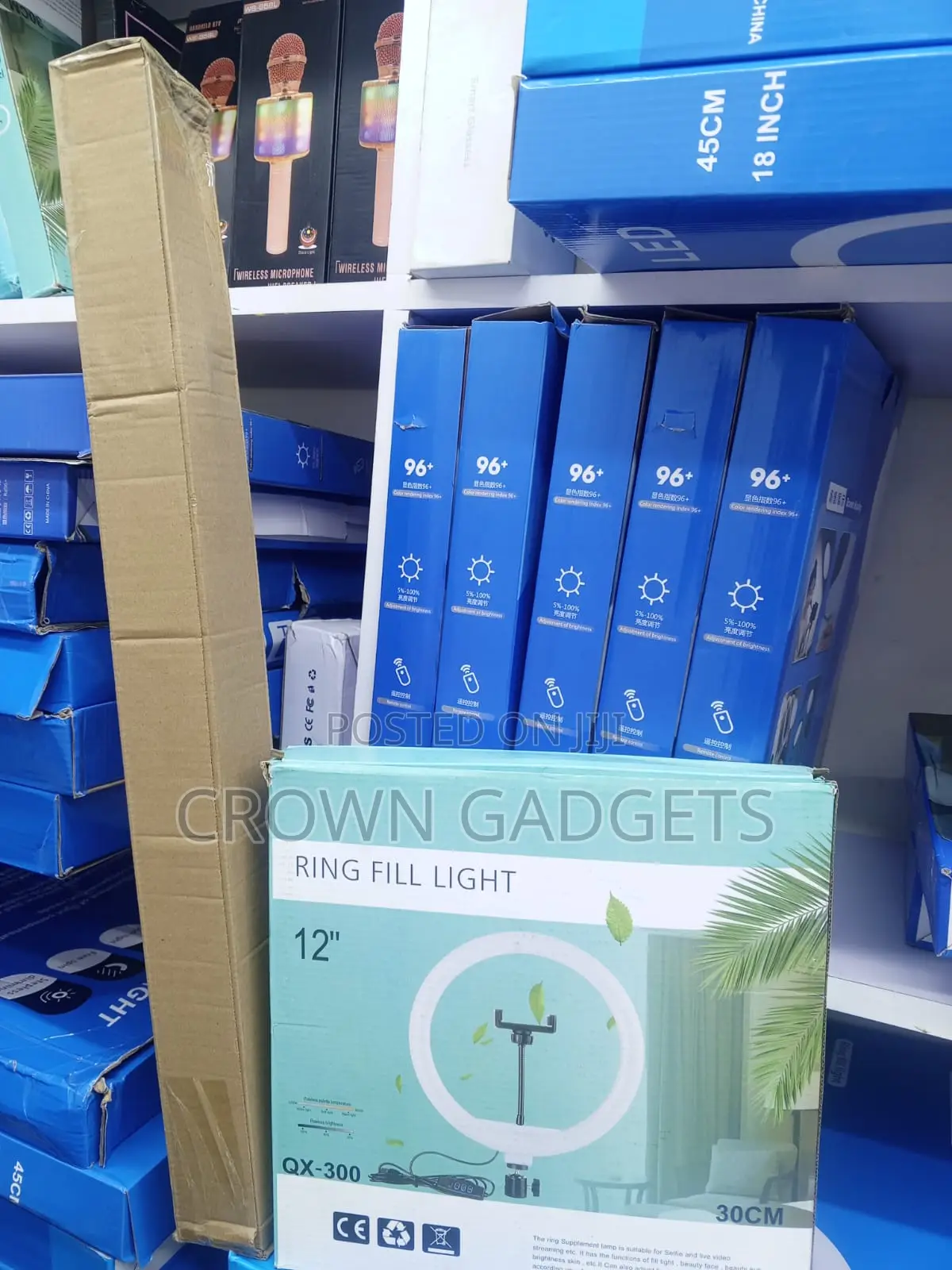QX-300 Dimmable Ring Light for Photography Live Streaming